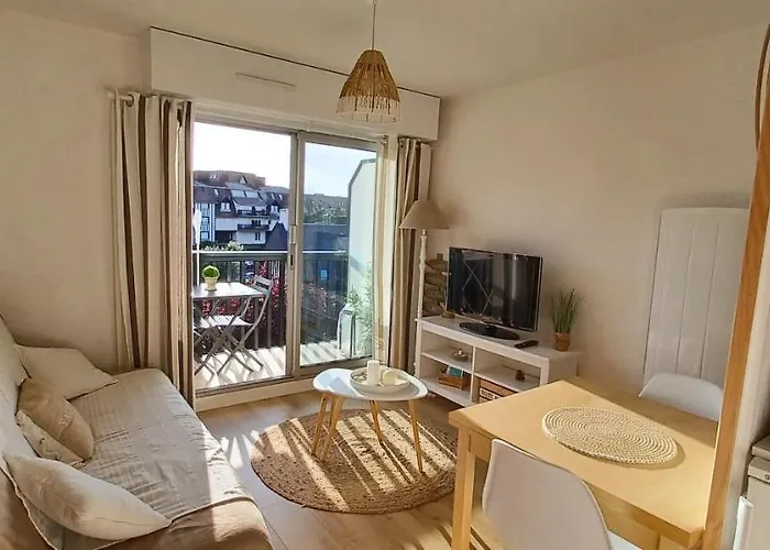 T2 cosy/balcon sud ouest/300m-mer/Villers sur Mer